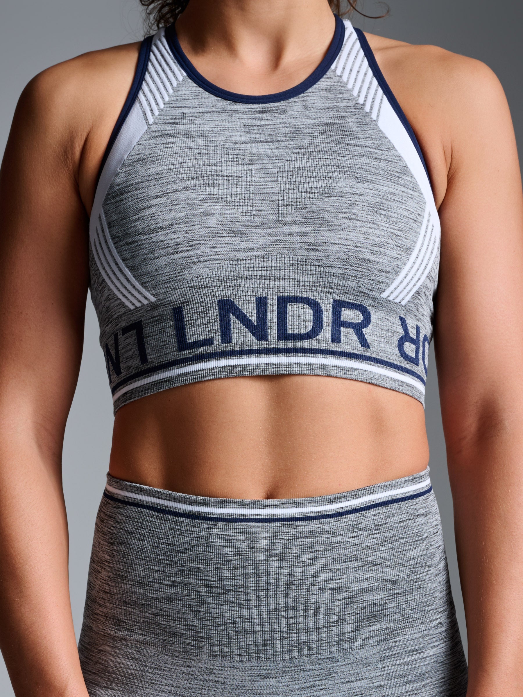 AERO DYNAMIC Sports Bra Grey Marl - Image 4