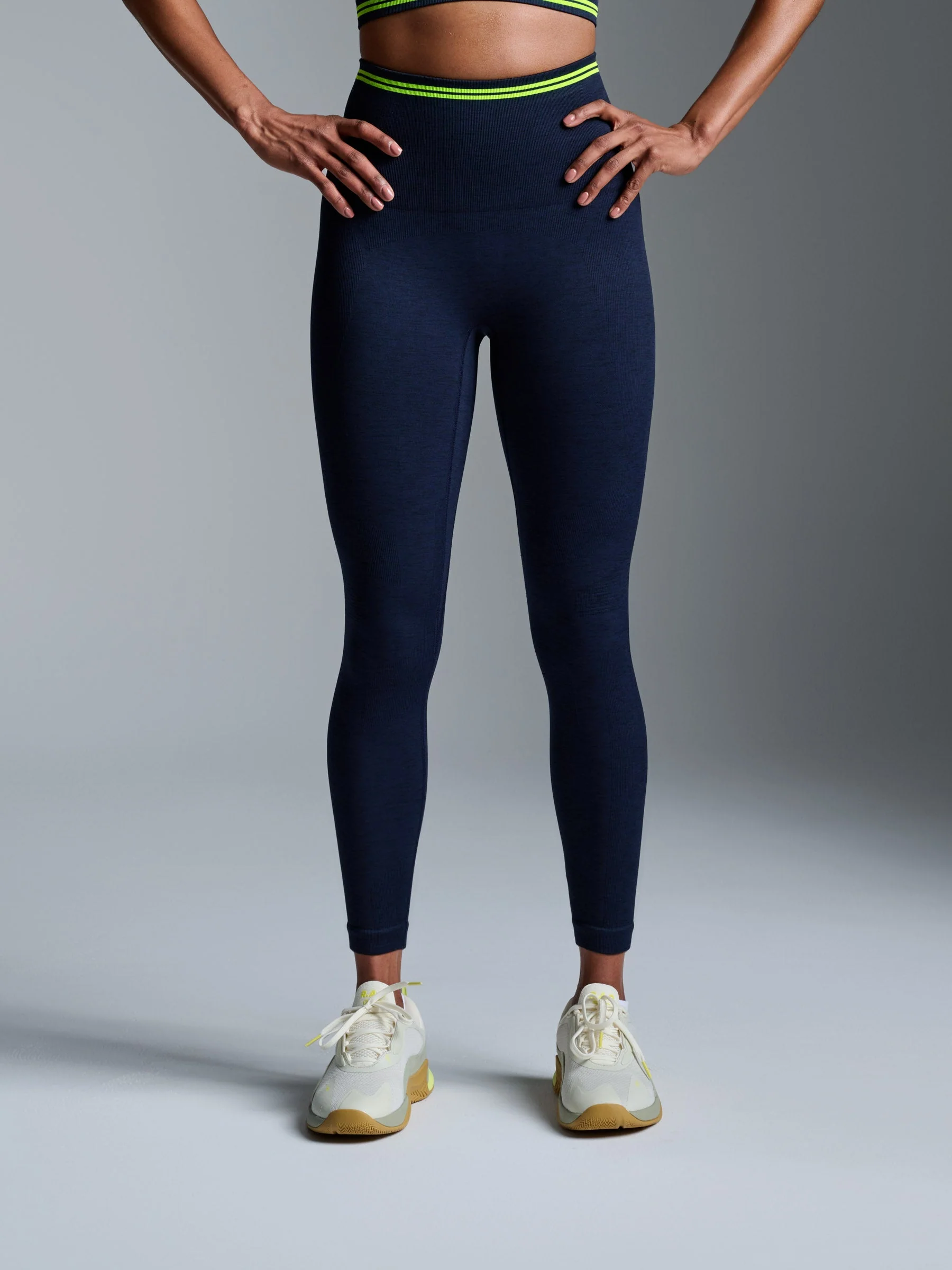 CHISEL LIGHT 7/8 Legging Navy Marl - Image 4