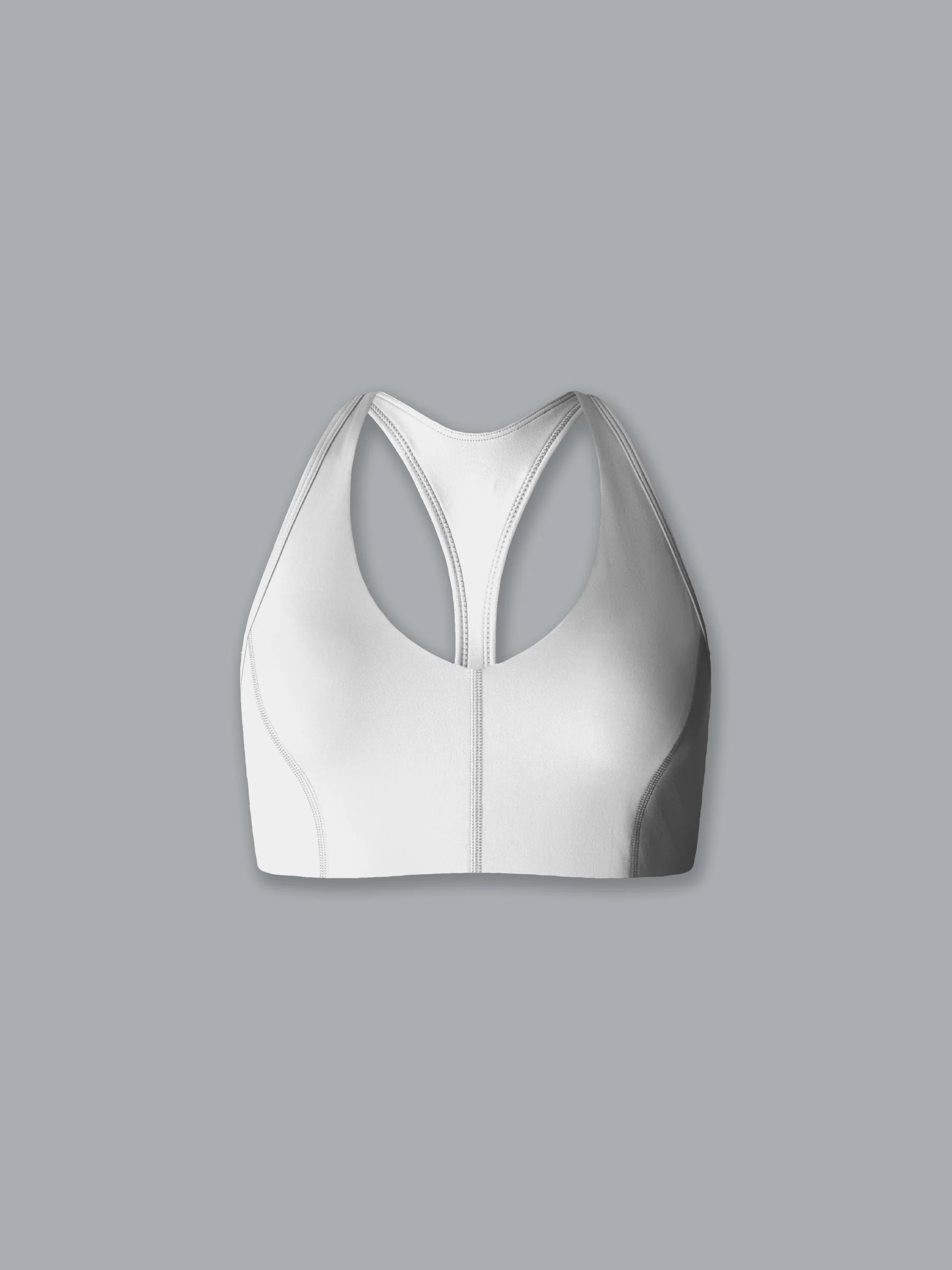 FEMME FATALE RECYCLED Sports Bra White - Image 3