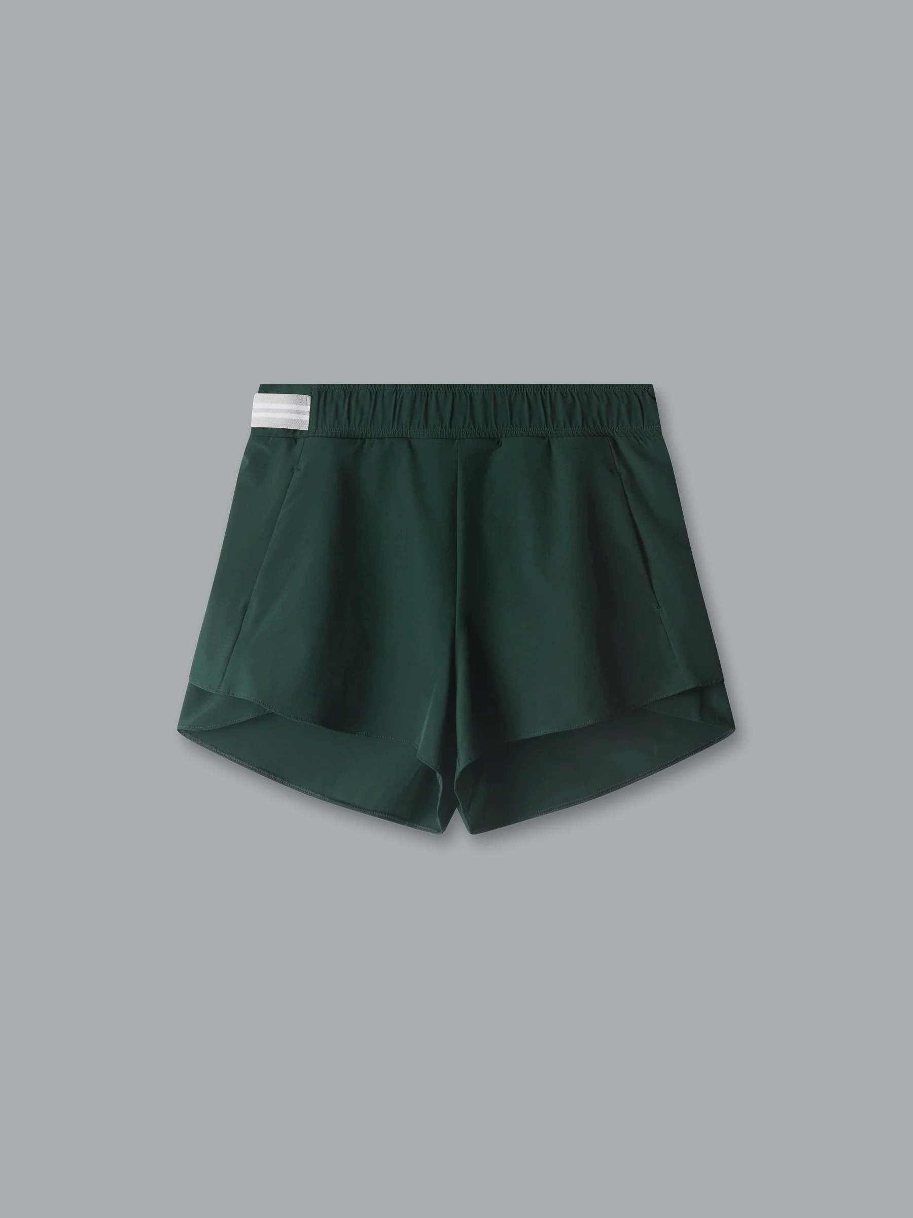 FLY RUN Recycled Short Dark Green - Image 3