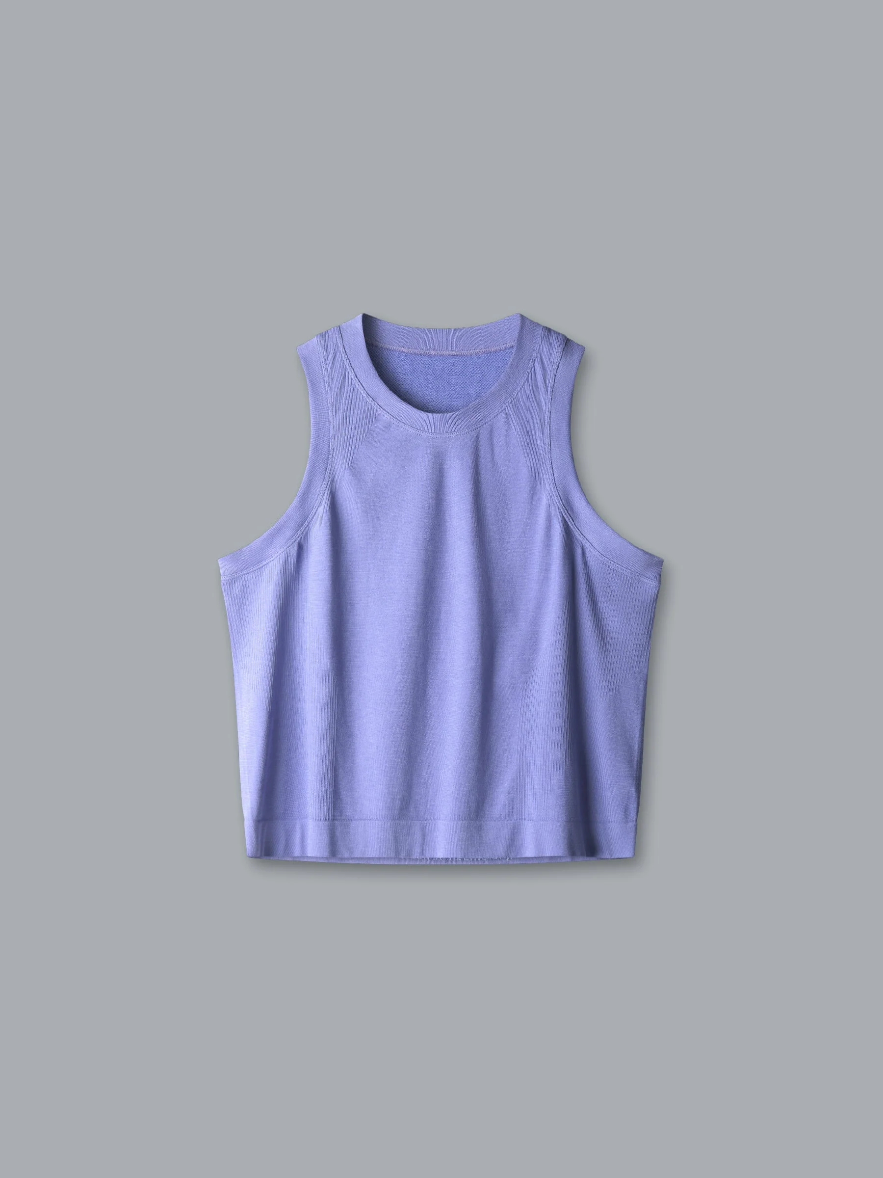 HERE TODAY Cropped Tank Blue Violet - Image 3