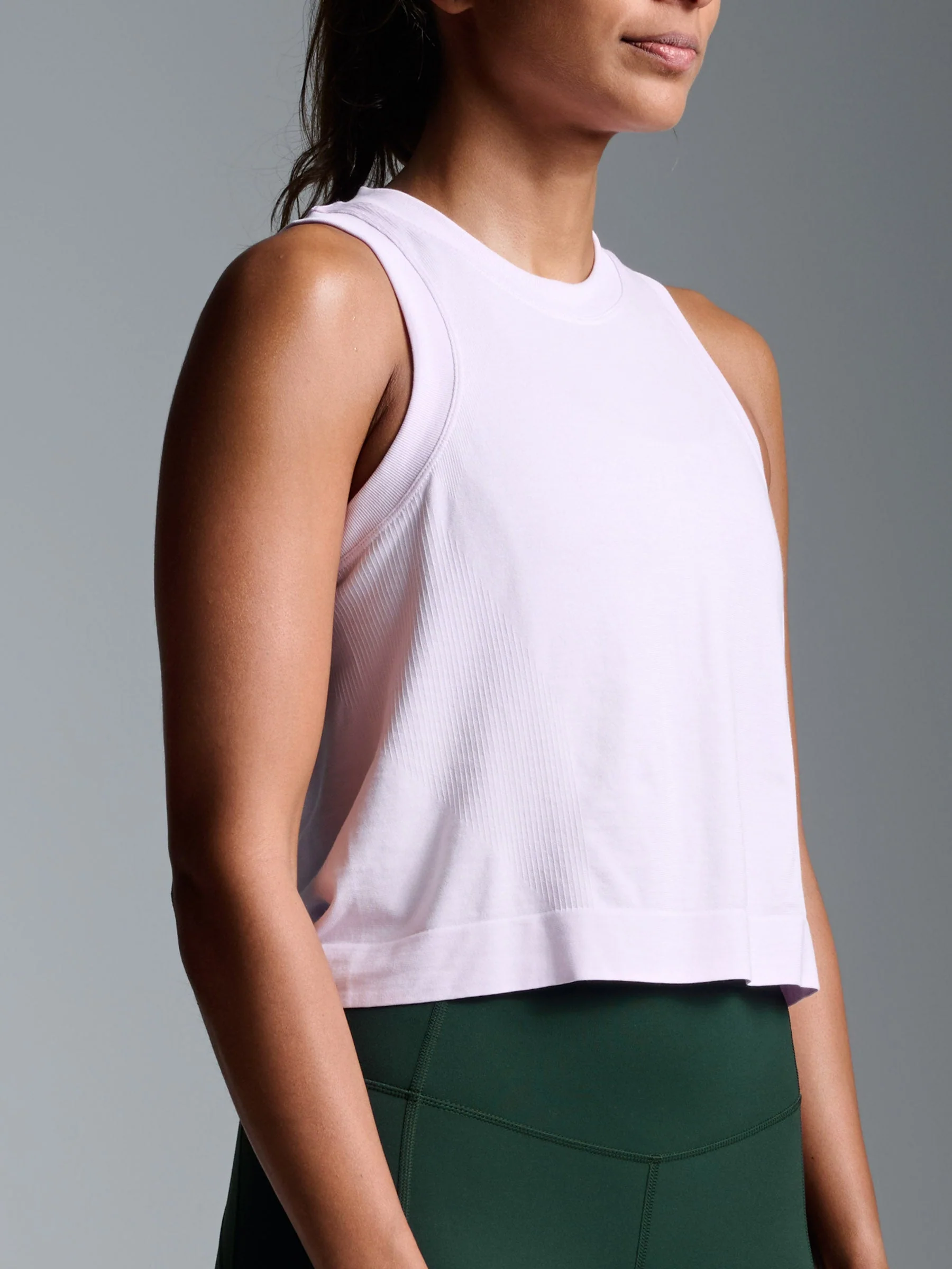 HERE TODAY Cropped Tank Lilac - Image 4