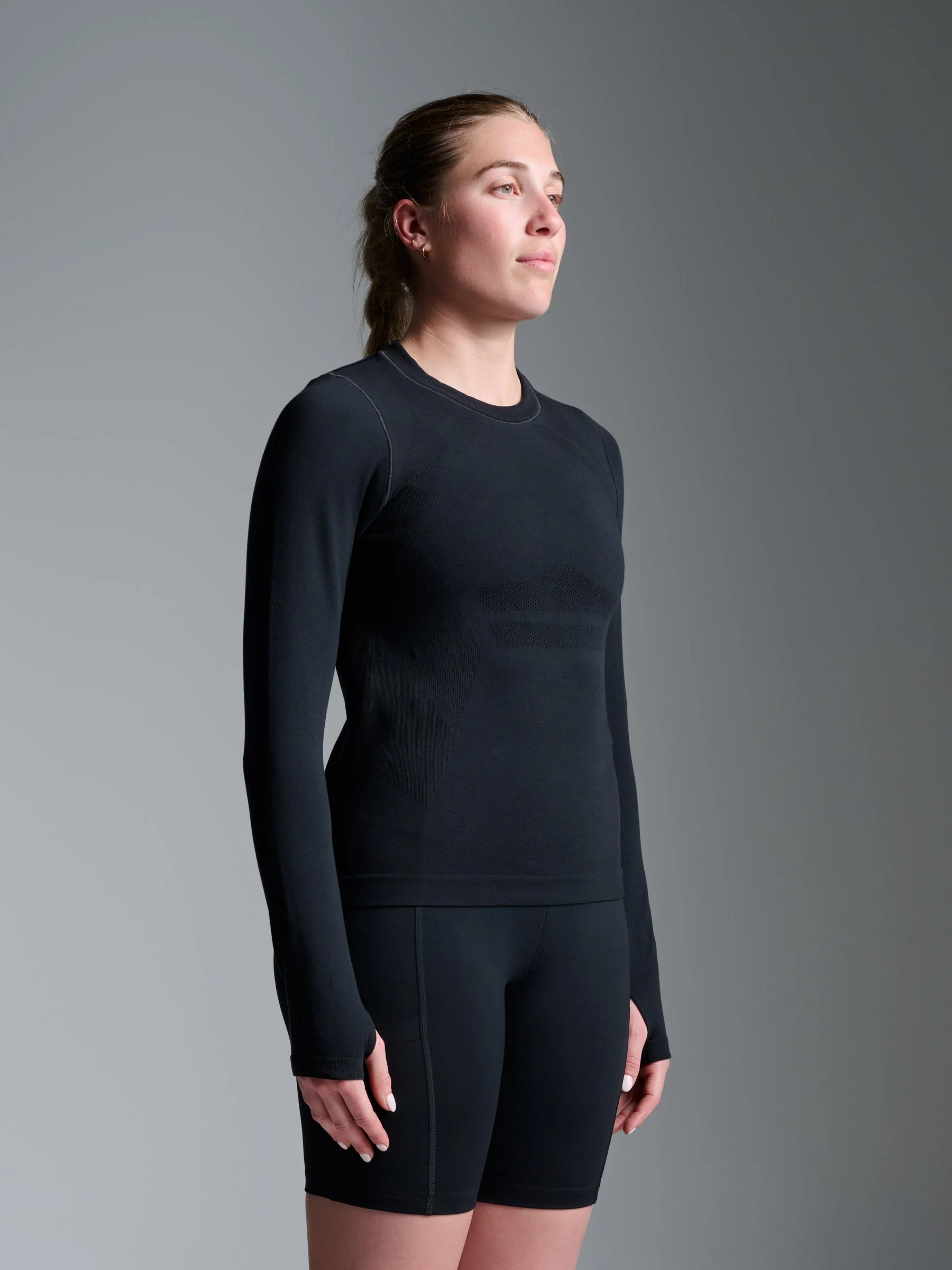 HERE TODAY Long Sleeve Tee Black - Image 4