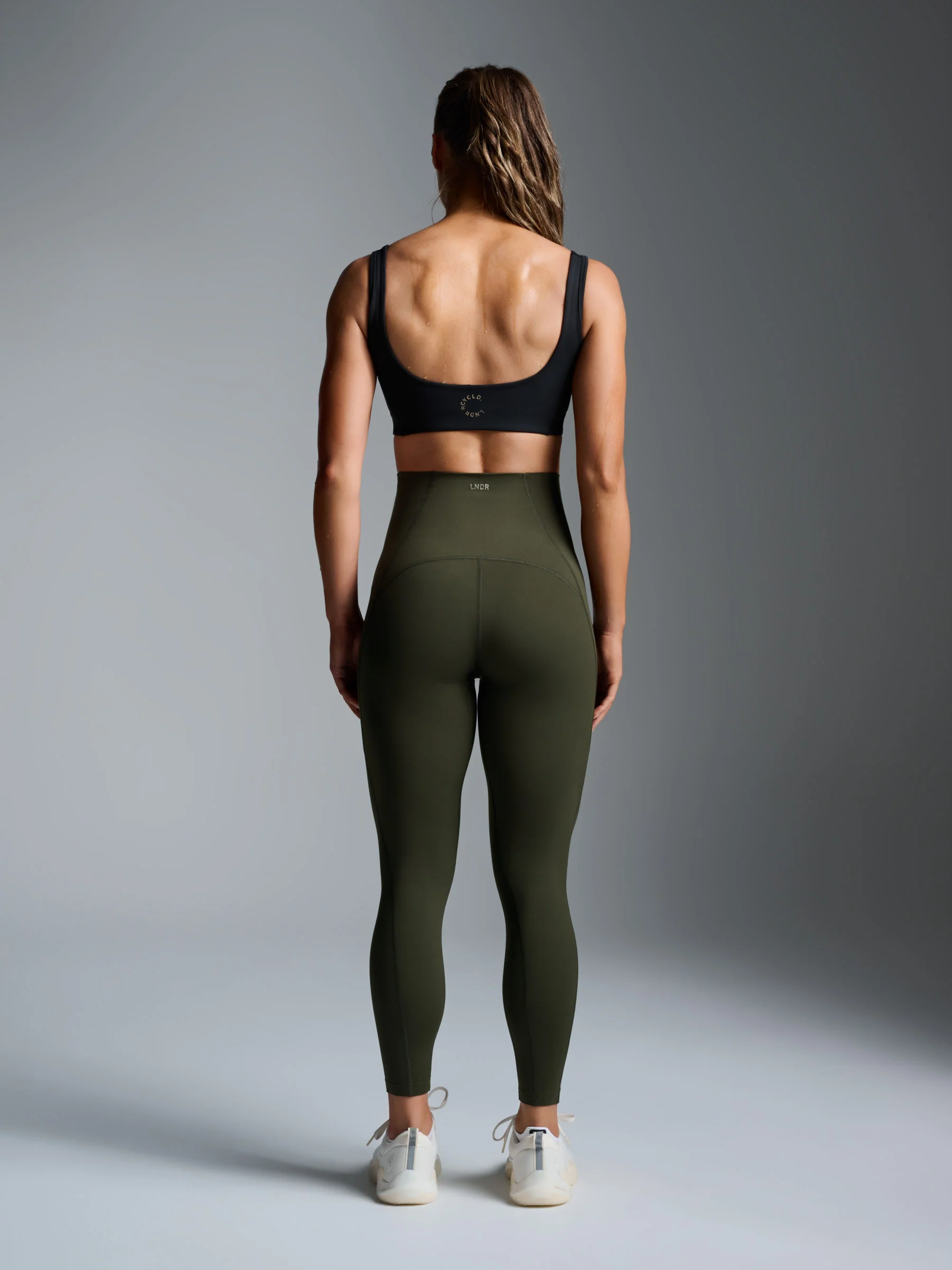 OBSESSION 7/8 Super High Rise Legging Olive - Image 2