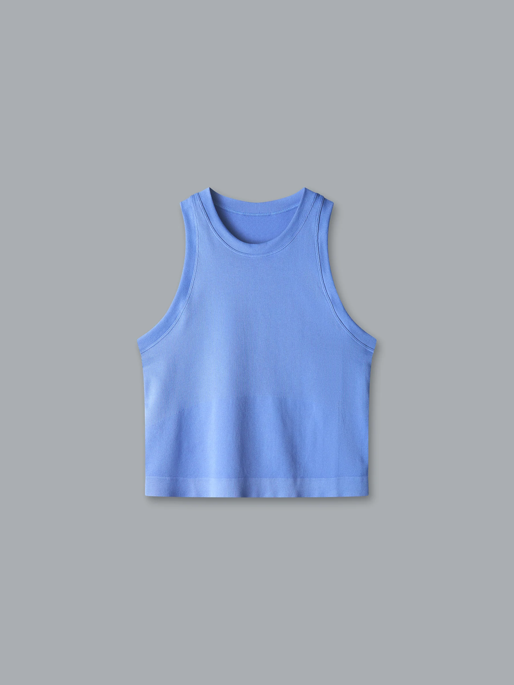 POWER CROP Tank Vibrant Blue - Image 3